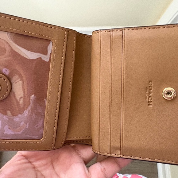 Coach Beige Signature Wallet - Picture 2 of 2